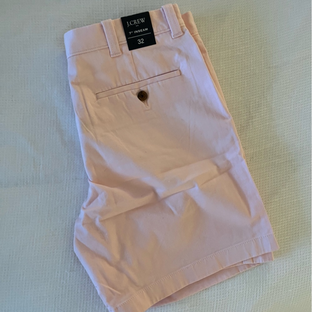 NWT JCREW Factory Men Light Pink Shorts- Size 32